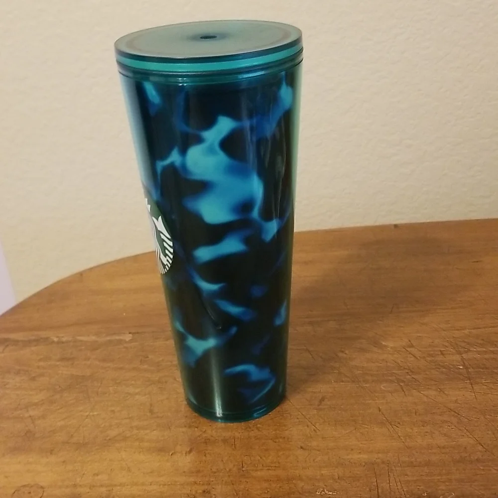 Starbucks Blue Tortsis Shell 24oz Tumbler